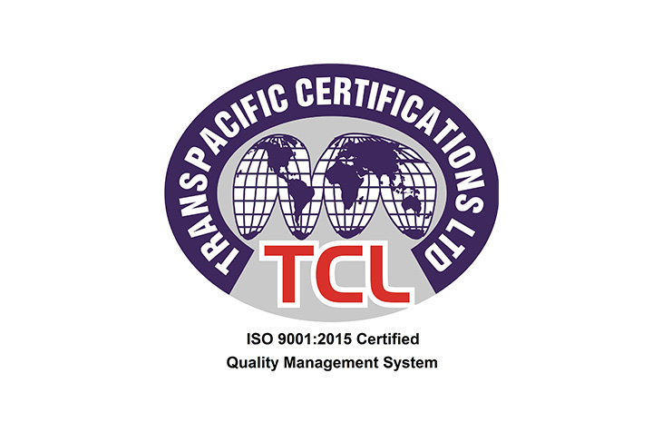 ISO 9001: 2015 quality certificate